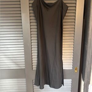 a new day Black Midi Slip Dress